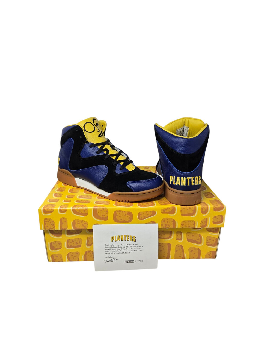 Planters Peanuts Crunch Force 1 Limited Edition Shoe Mens 10 Womens 11.5 New